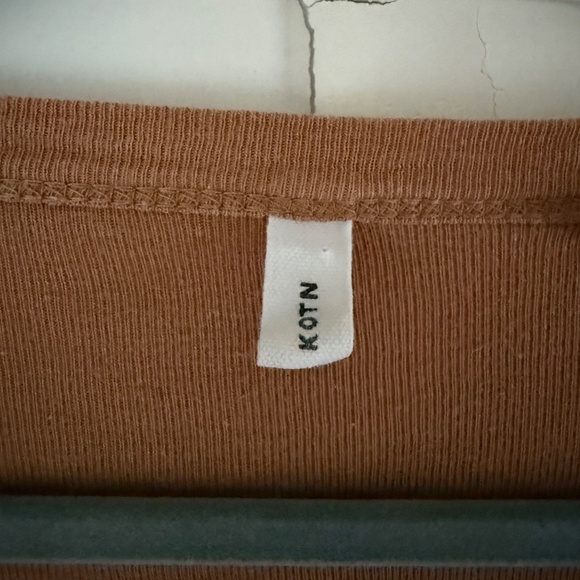 KOTN Brown Long Sleeve Tee - Picture 5 of 6